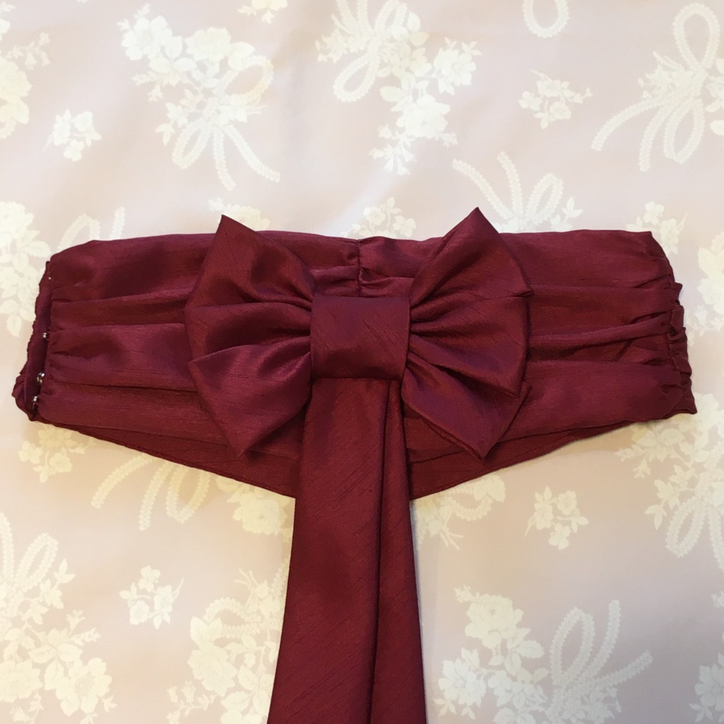 【受注生産】リボン付きサッシュベルト