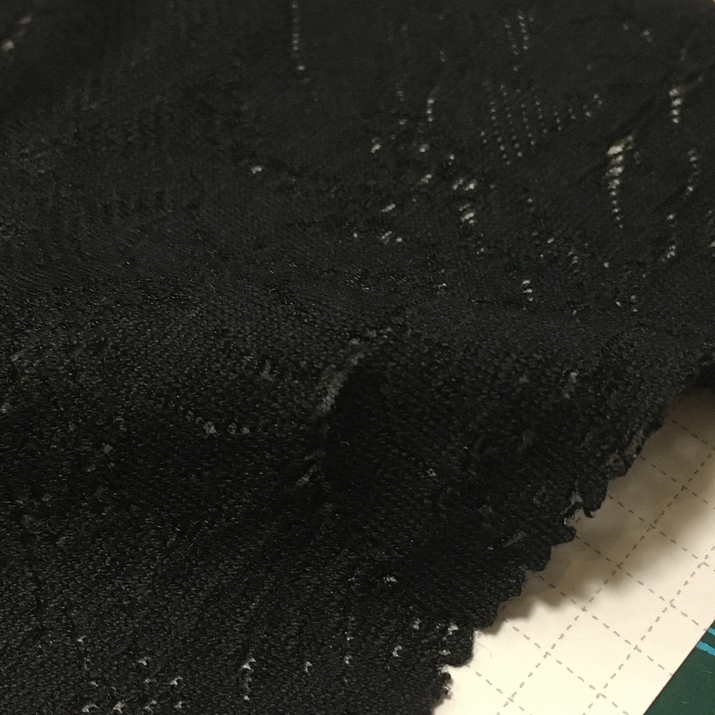 【受注生産】ドルマンスタイルレースマント 黒