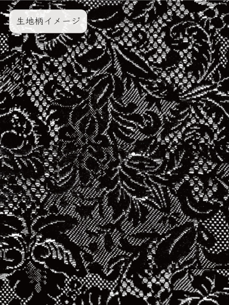 【受注生産】ドルマンスタイルレースマント 黒