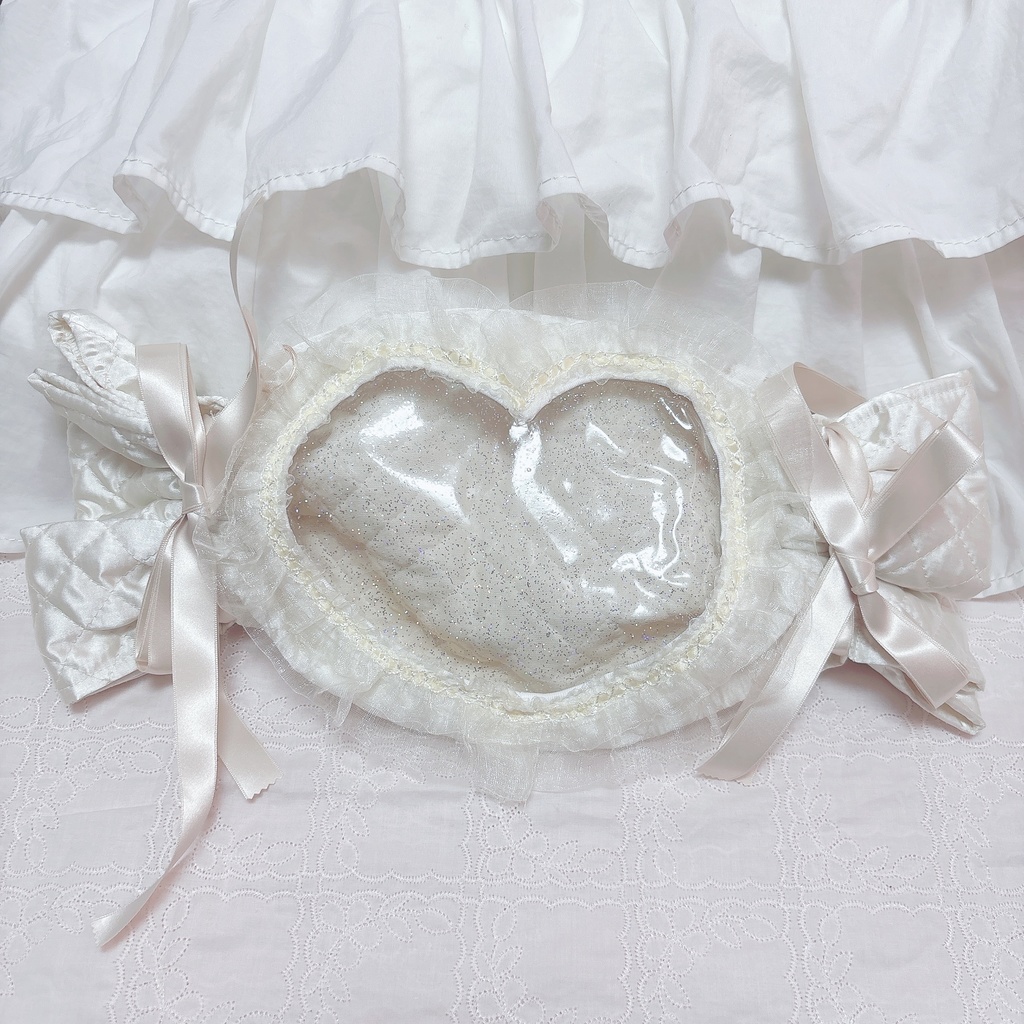 キャンディポシェット_イエローフリル_ホワイト