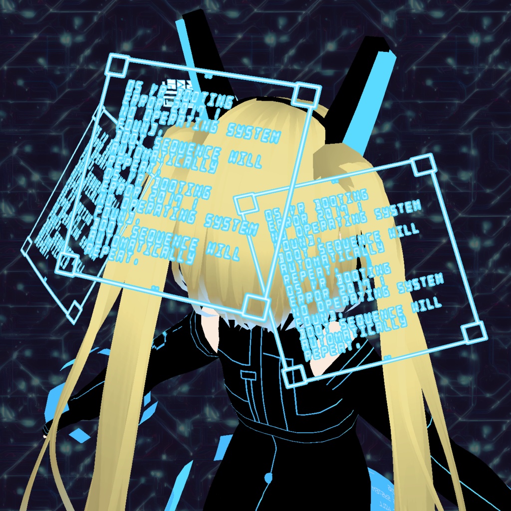 【VRoid】ブートローダーヘイロー【はね毛】