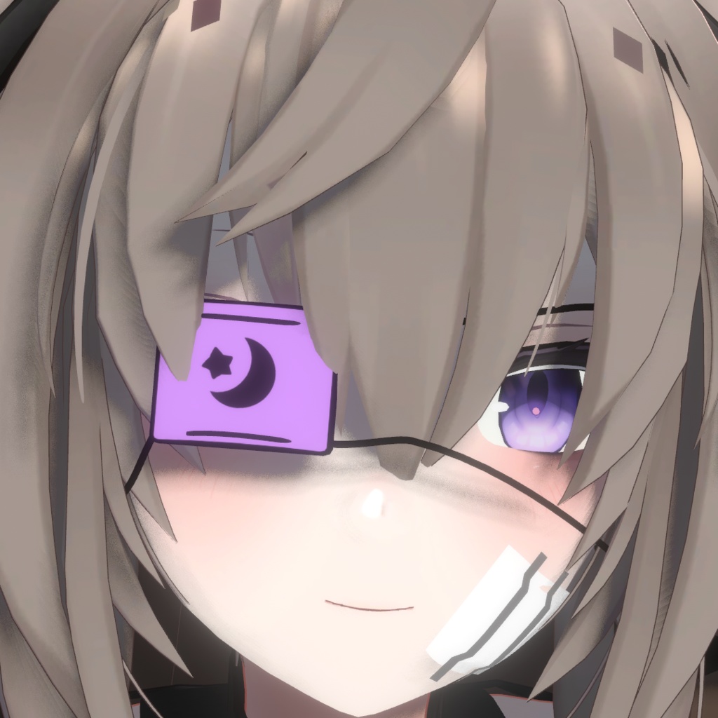 【VRChat想定】眼帯【バリエーション50種】