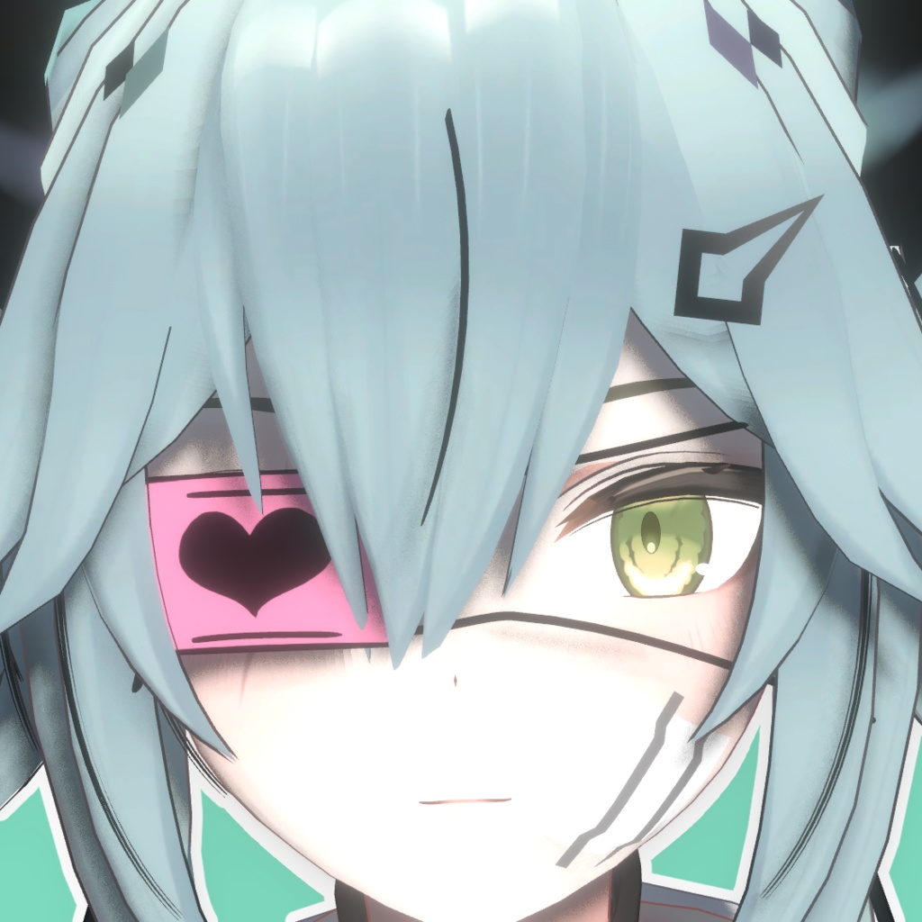 【VRChat想定】眼帯【バリエーション50種】