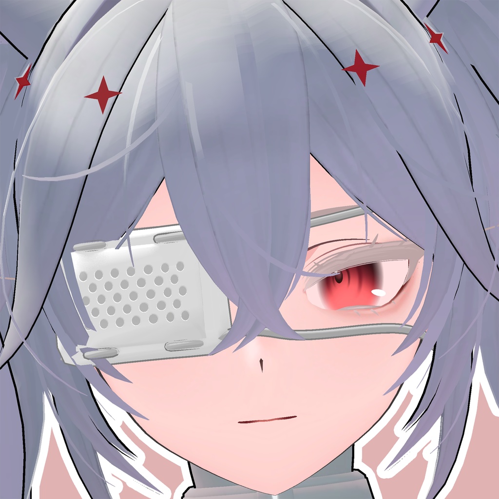 【VRChat想定】眼帯【バリエーション50種】