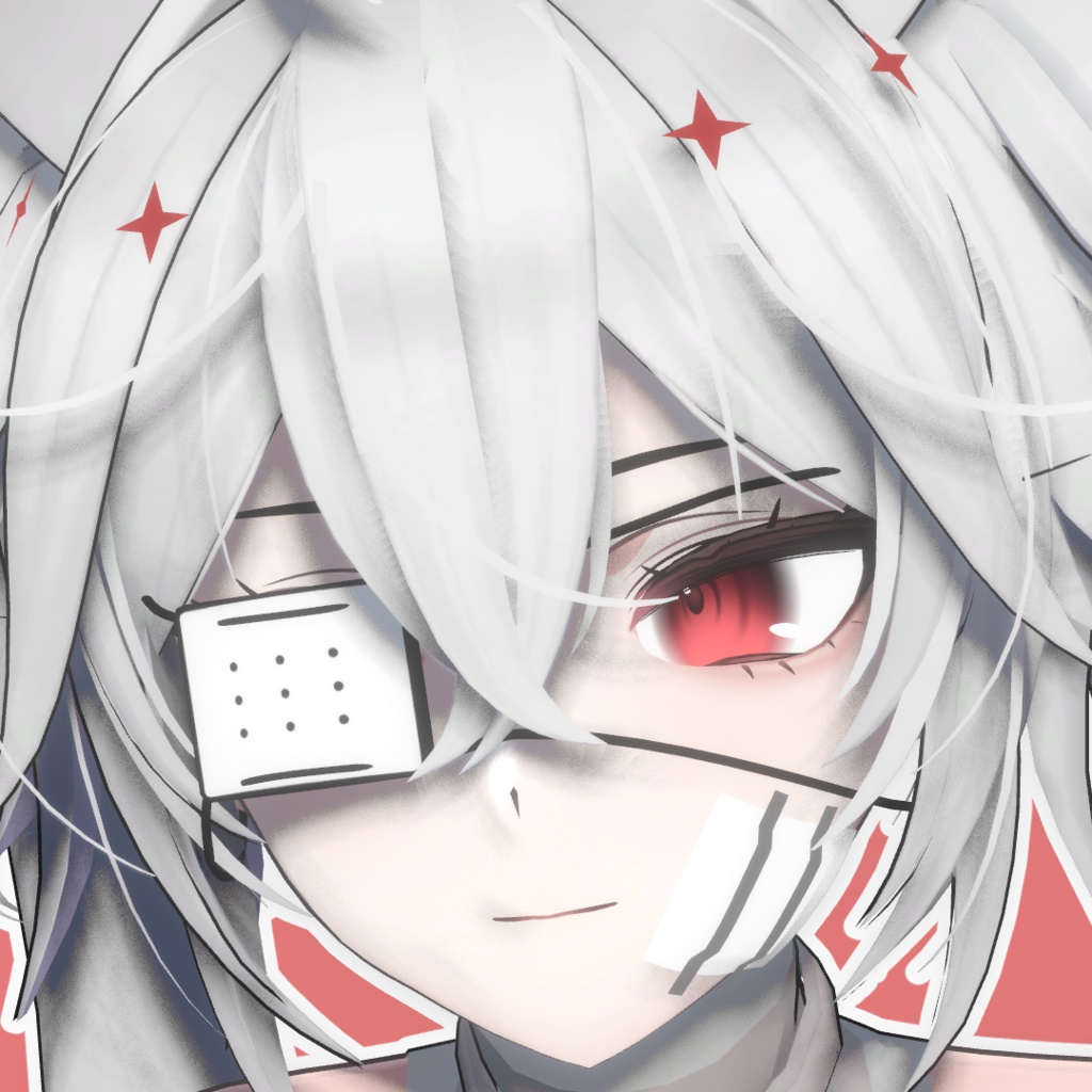 【VRChat想定】眼帯【バリエーション50種】