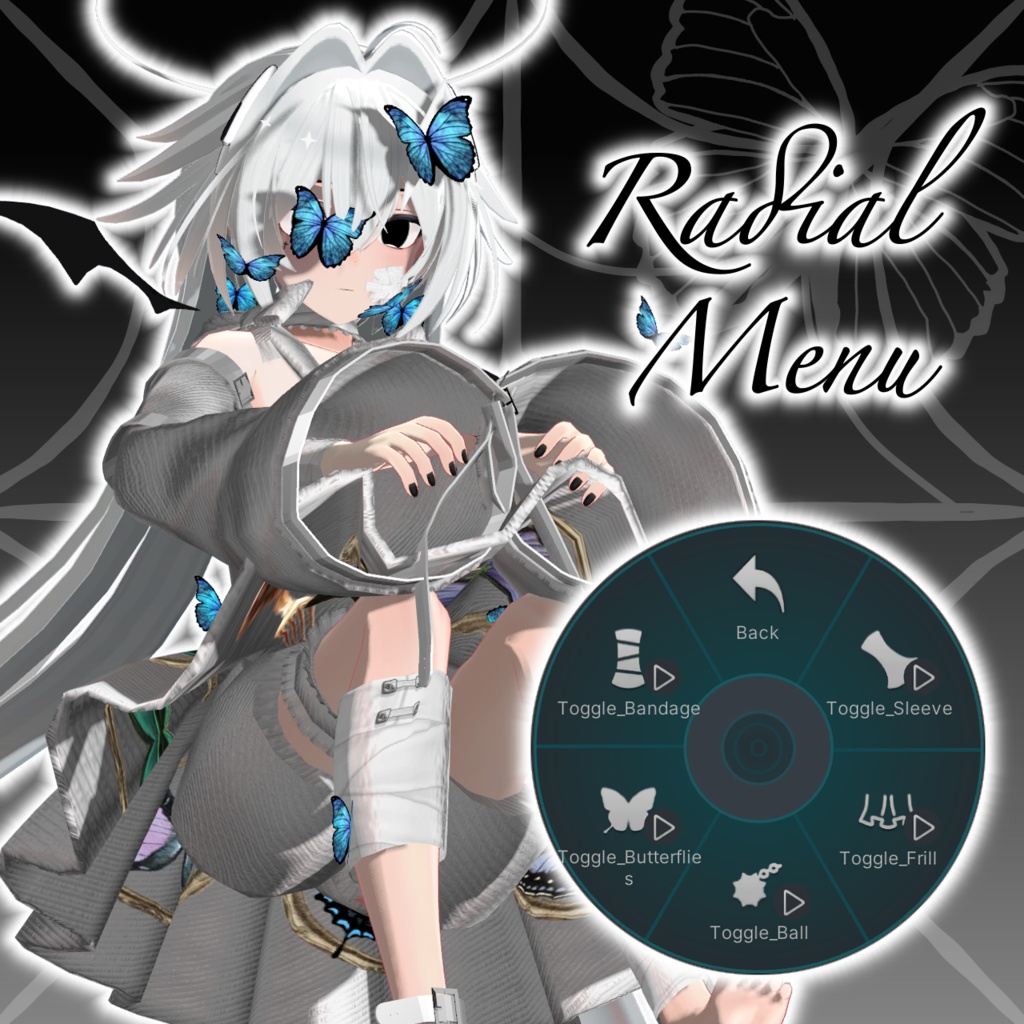 【9アバター対応コーデ】バタフライ・エフェクト