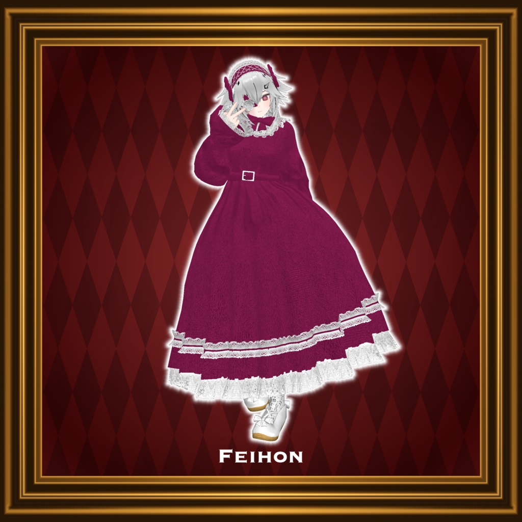 【22アバター対応コーデ】お嬢様のお茶会