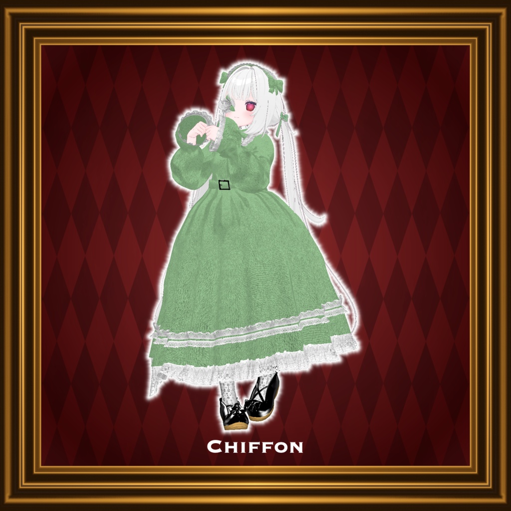 【22アバター対応コーデ】お嬢様のお茶会