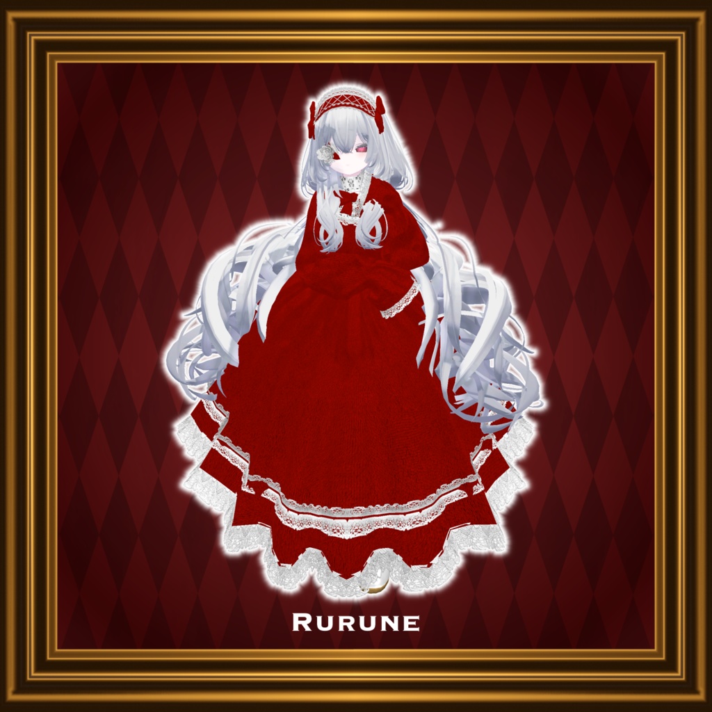 【22アバター対応コーデ】お嬢様のお茶会