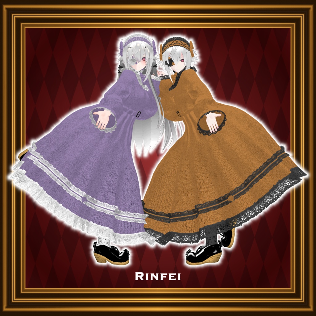 【22アバター対応コーデ】お嬢様のお茶会