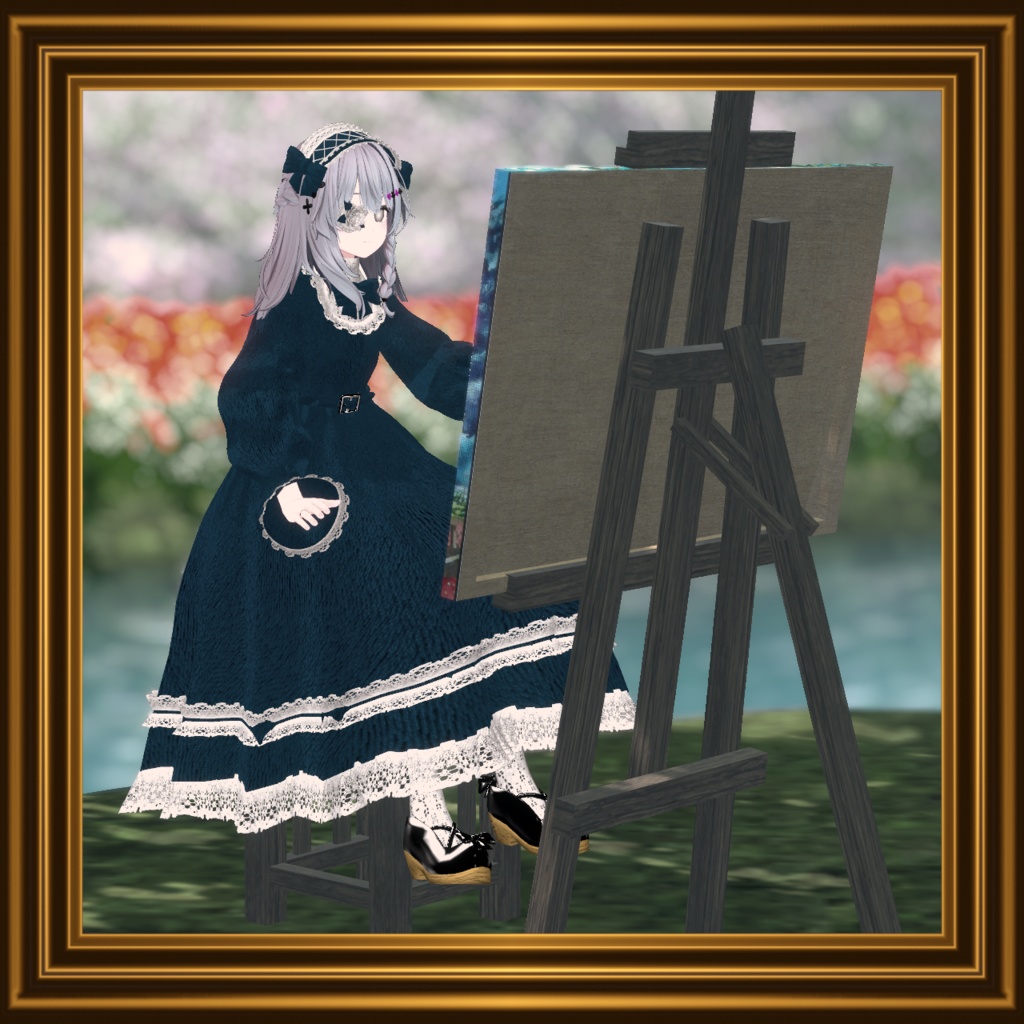 【22アバター対応コーデ】お嬢様のお茶会