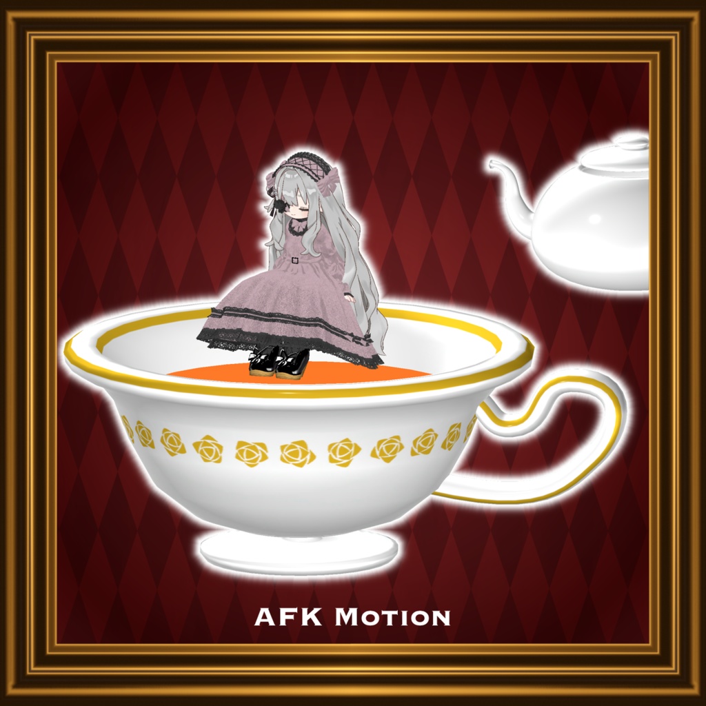 【22アバター対応コーデ】お嬢様のお茶会