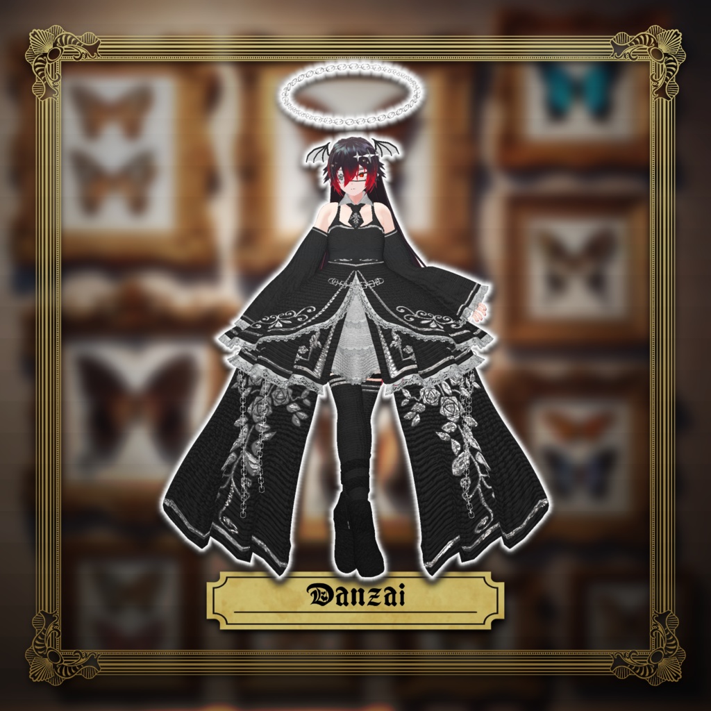 【22アバター対応コーデ】メランコリック・ローズ