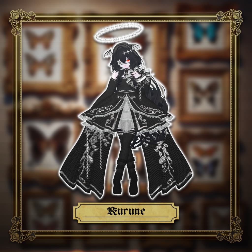 【22アバター対応コーデ】メランコリック・ローズ