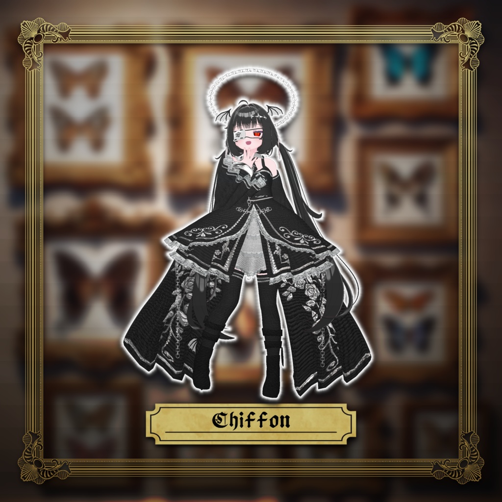 【22アバター対応コーデ】メランコリック・ローズ