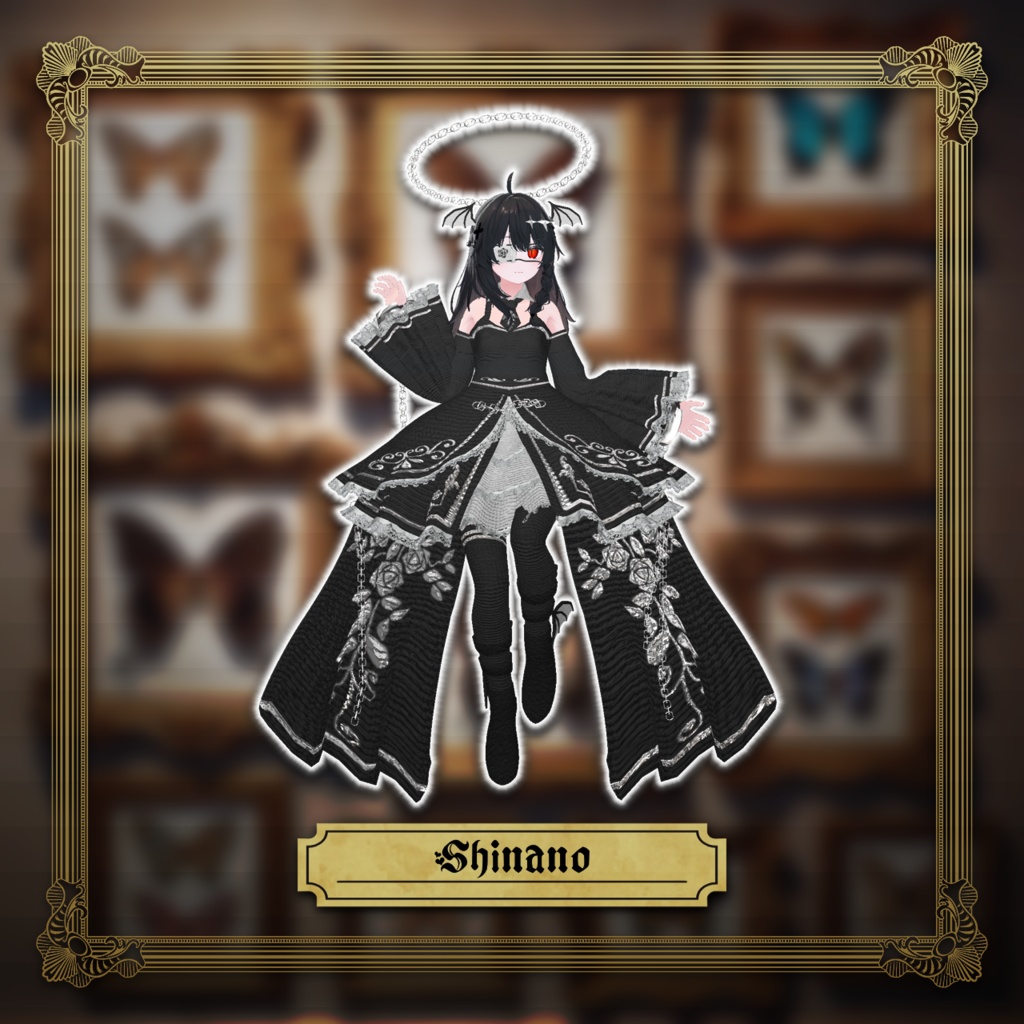 【22アバター対応コーデ】メランコリック・ローズ