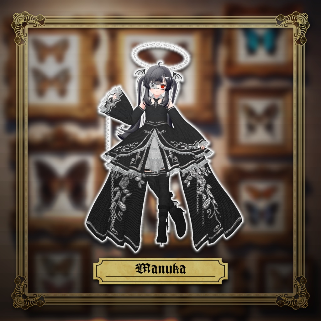 【22アバター対応コーデ】メランコリック・ローズ