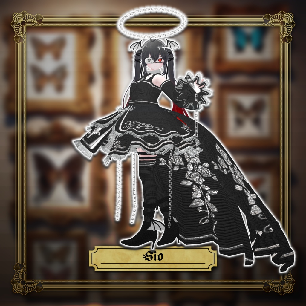 【22アバター対応コーデ】メランコリック・ローズ