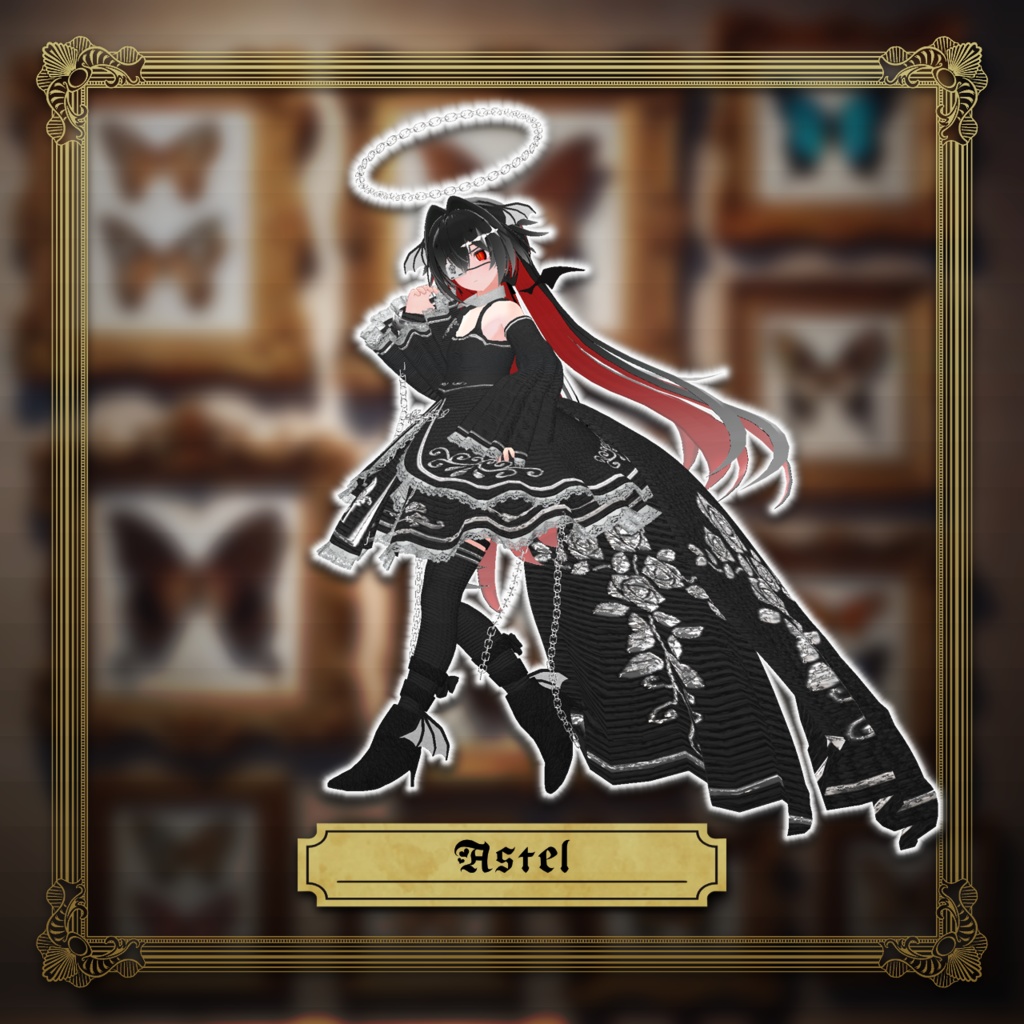 【22アバター対応コーデ】メランコリック・ローズ