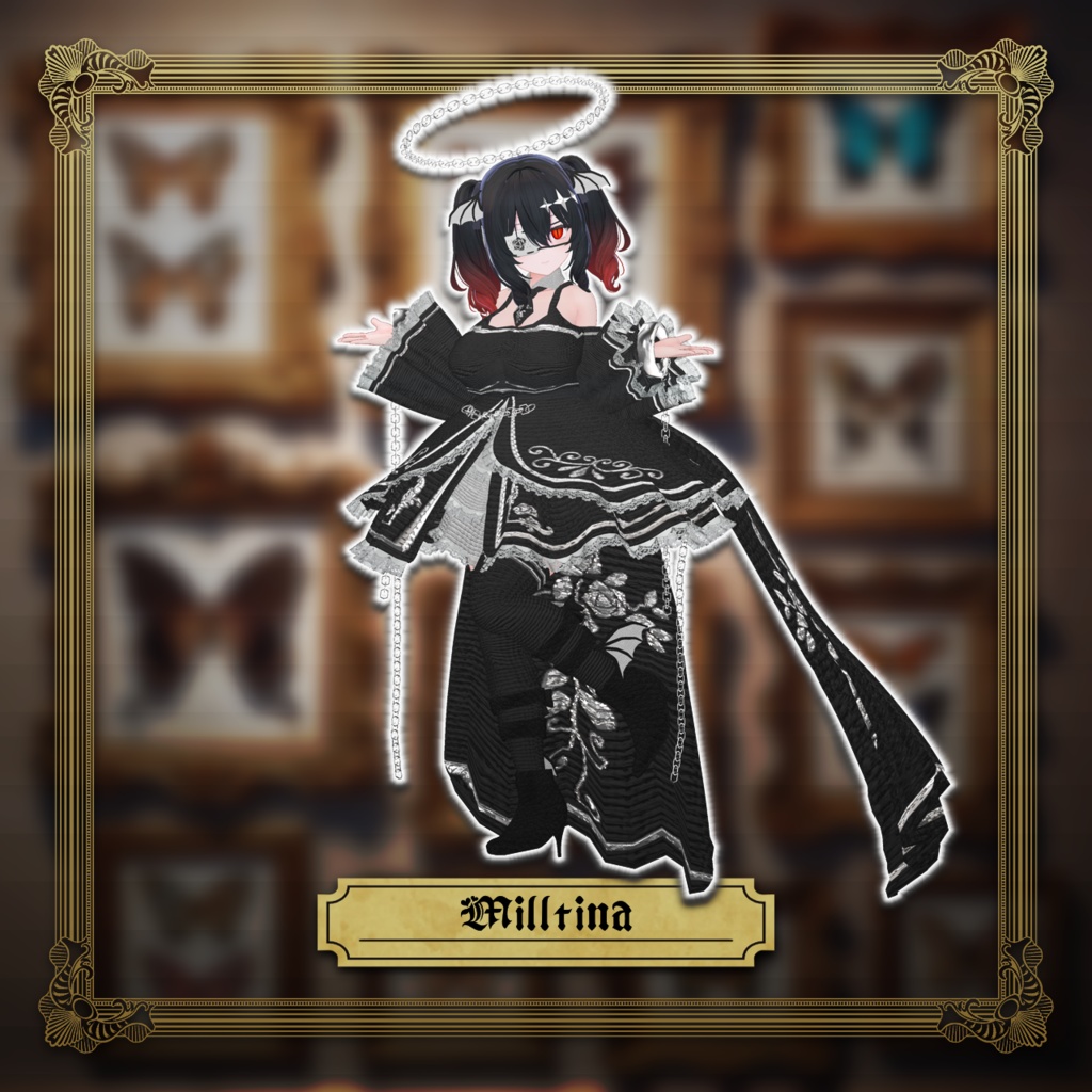 【22アバター対応コーデ】メランコリック・ローズ