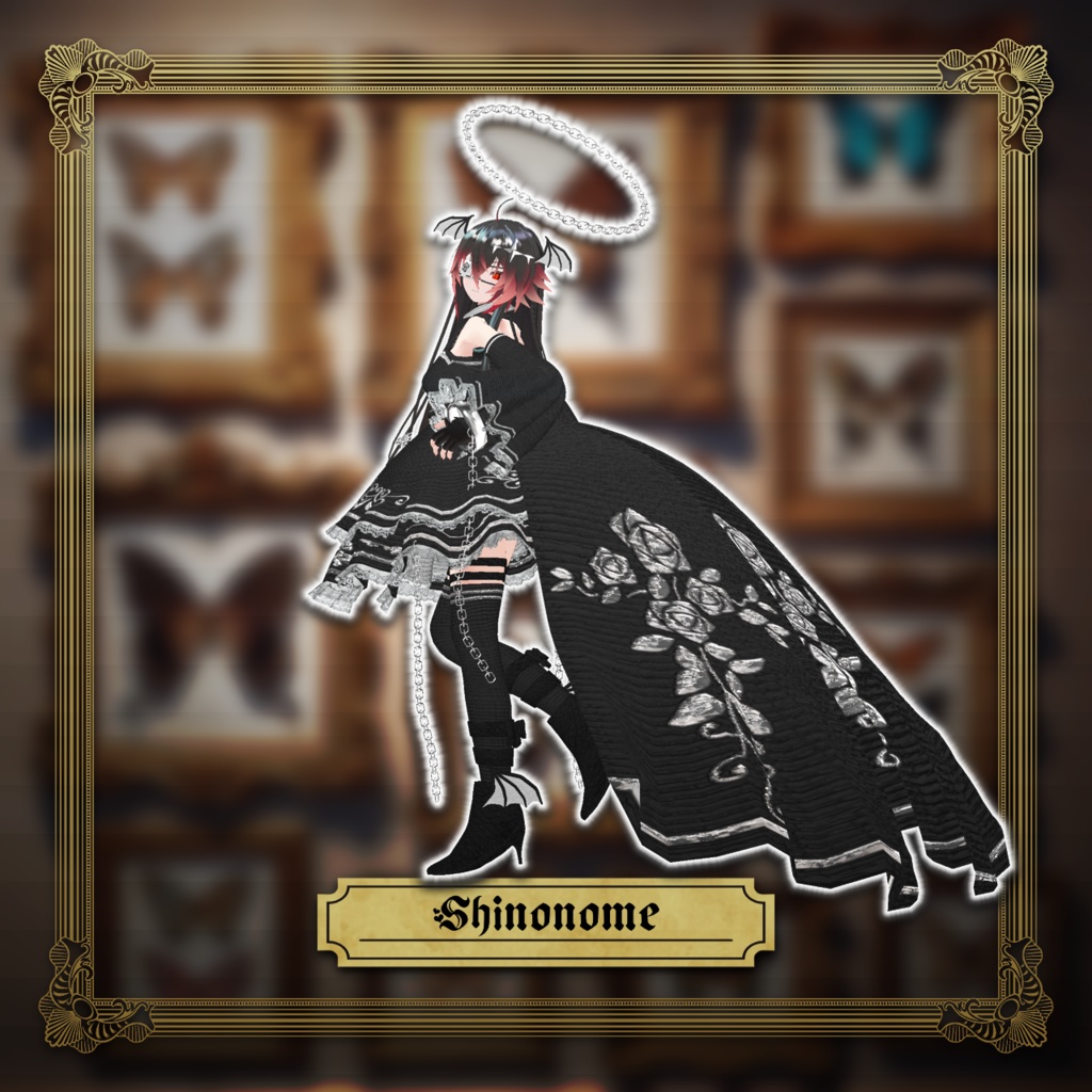 【22アバター対応コーデ】メランコリック・ローズ