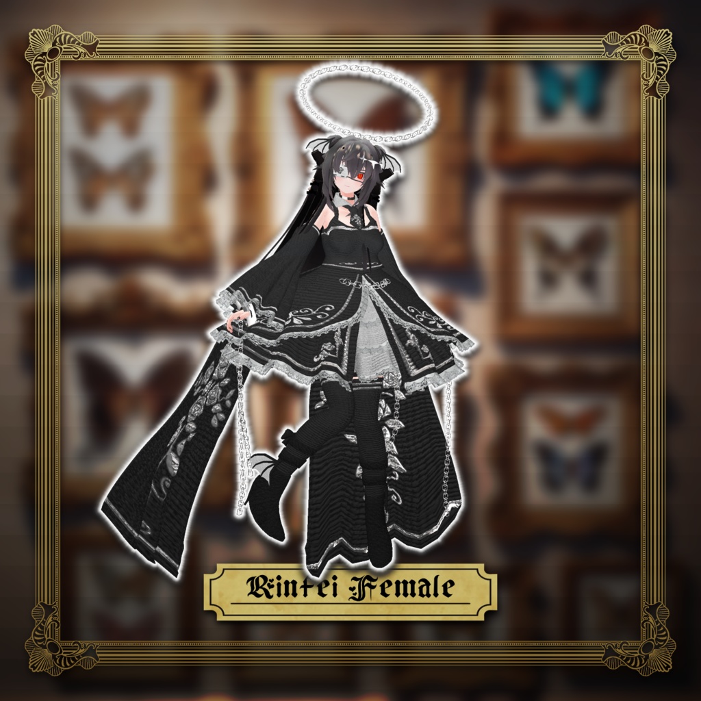 【22アバター対応コーデ】メランコリック・ローズ