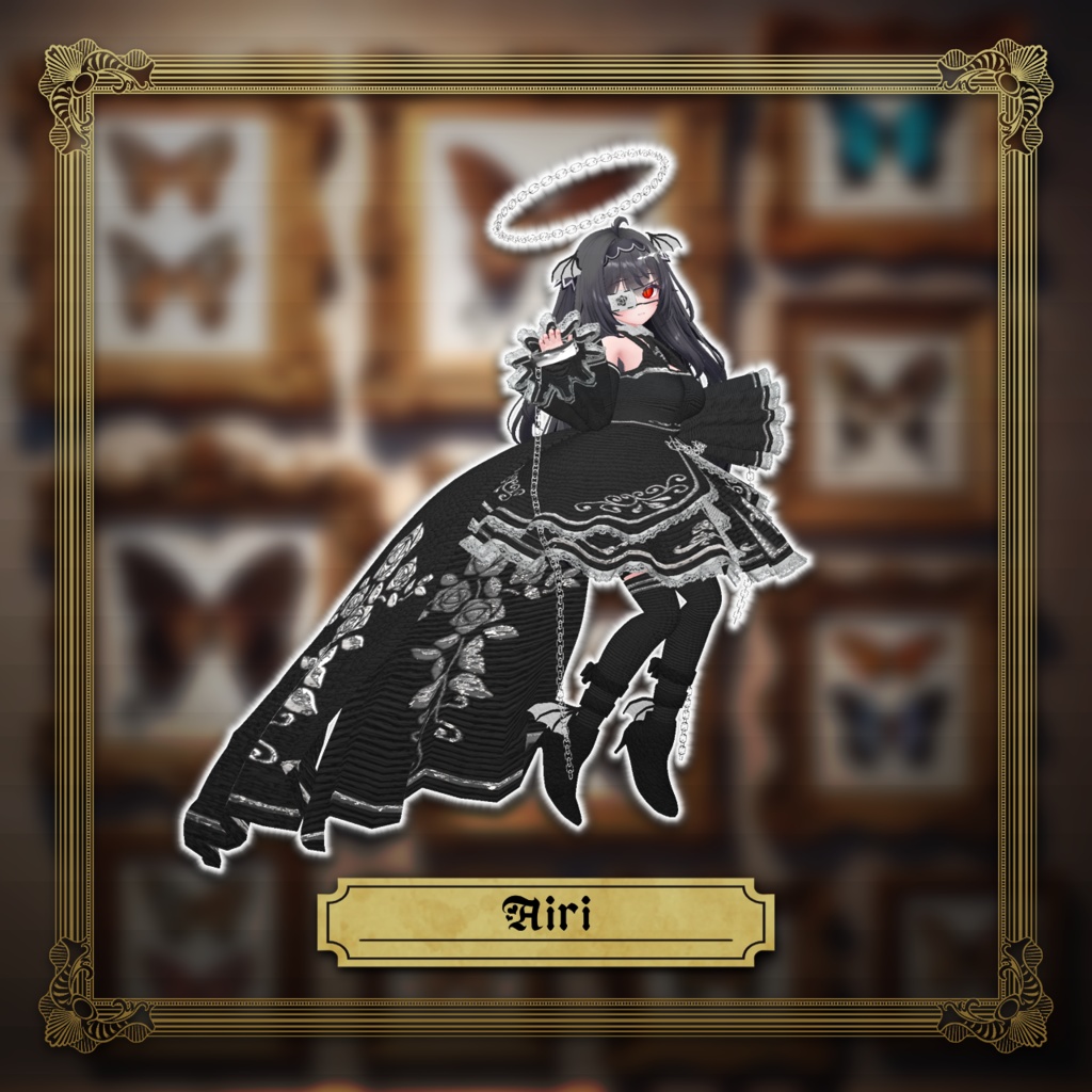 【22アバター対応コーデ】メランコリック・ローズ