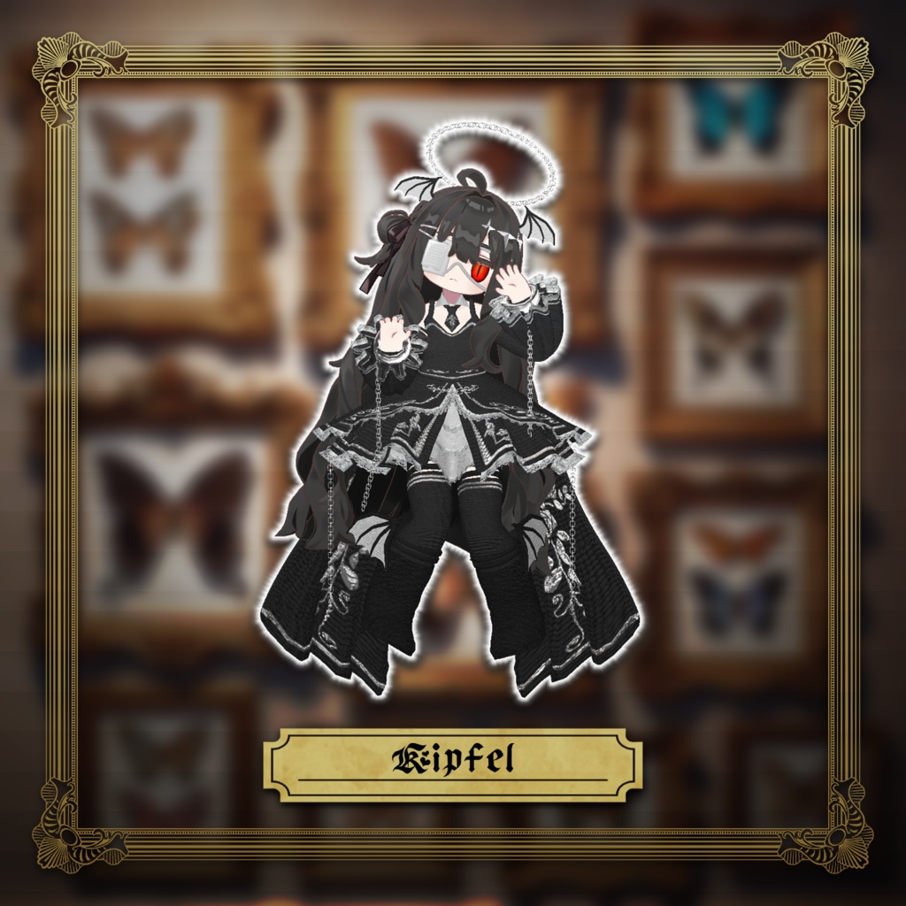 【22アバター対応コーデ】メランコリック・ローズ