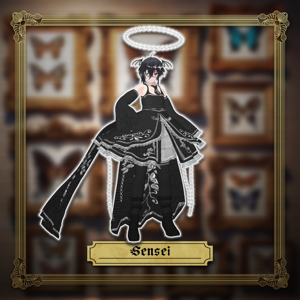 【22アバター対応コーデ】メランコリック・ローズ