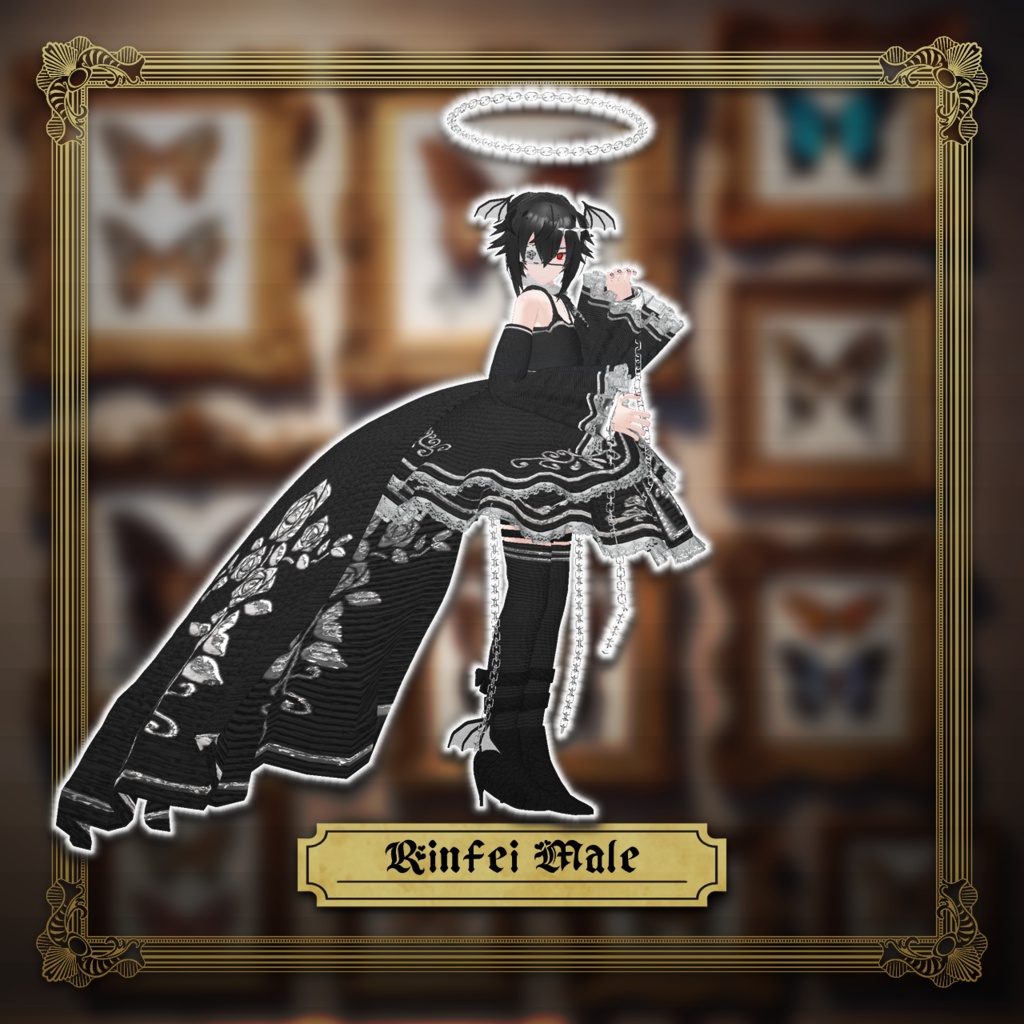 【22アバター対応コーデ】メランコリック・ローズ