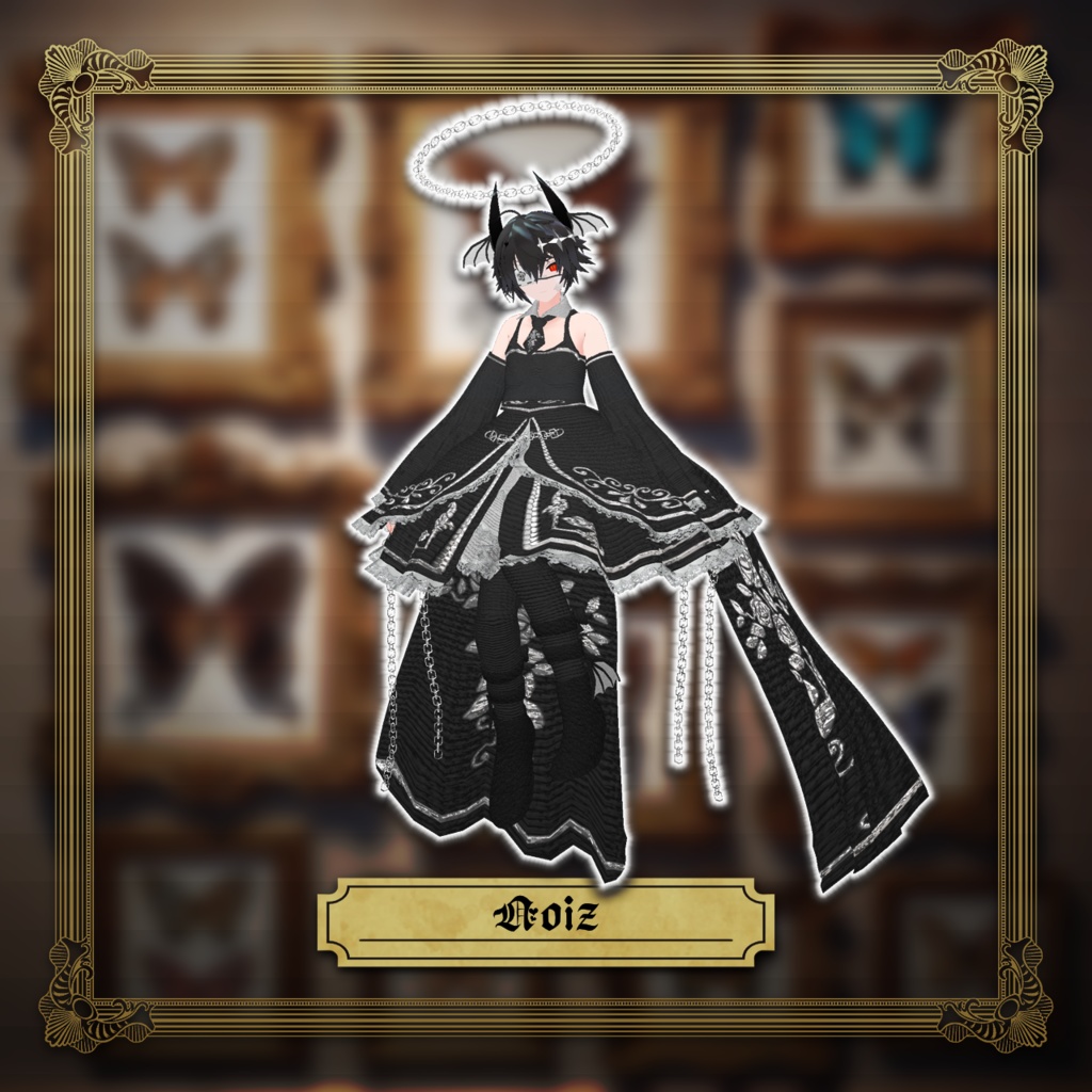 【22アバター対応コーデ】メランコリック・ローズ