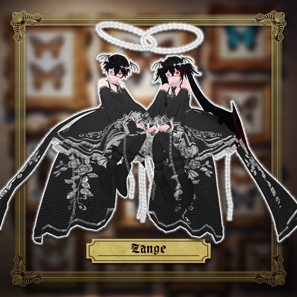 【22アバター対応コーデ】メランコリック・ローズ