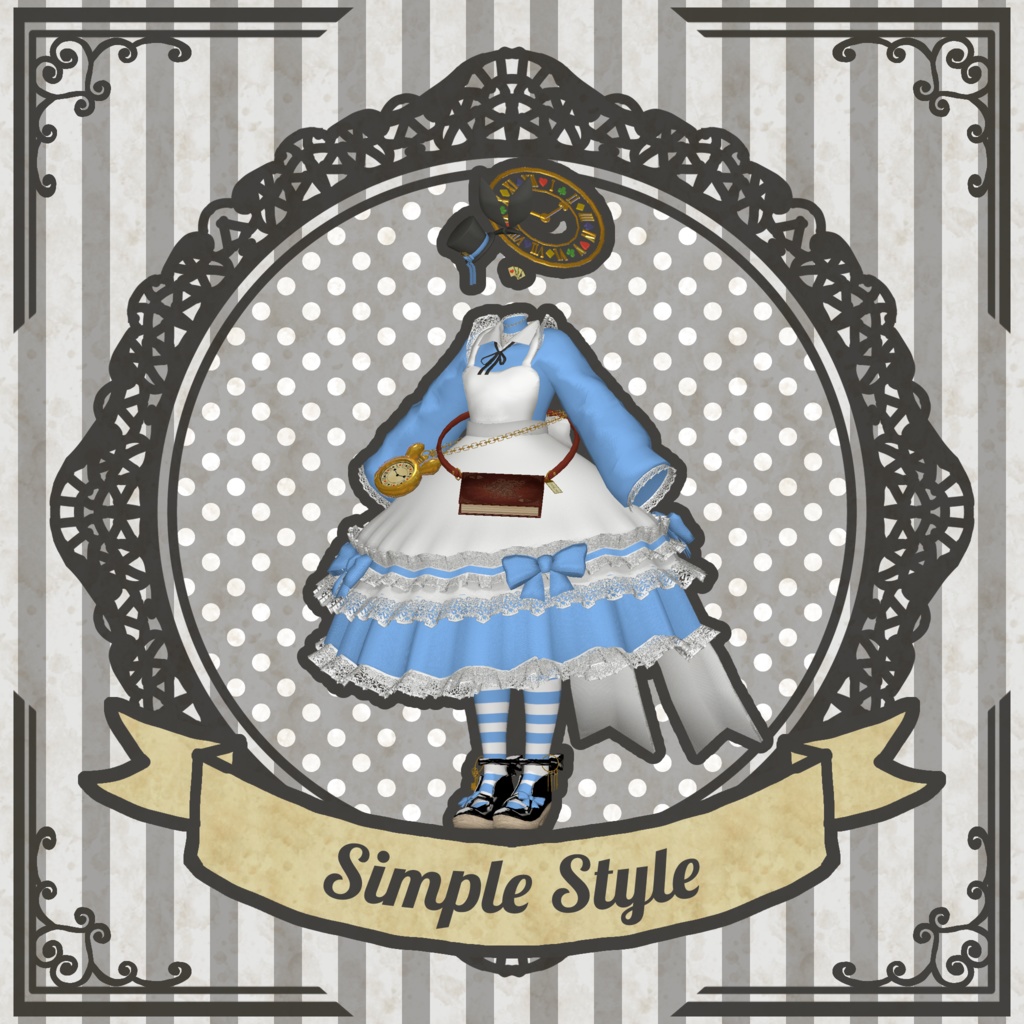 【22アバター対応コーデ】アリス・シンドローム