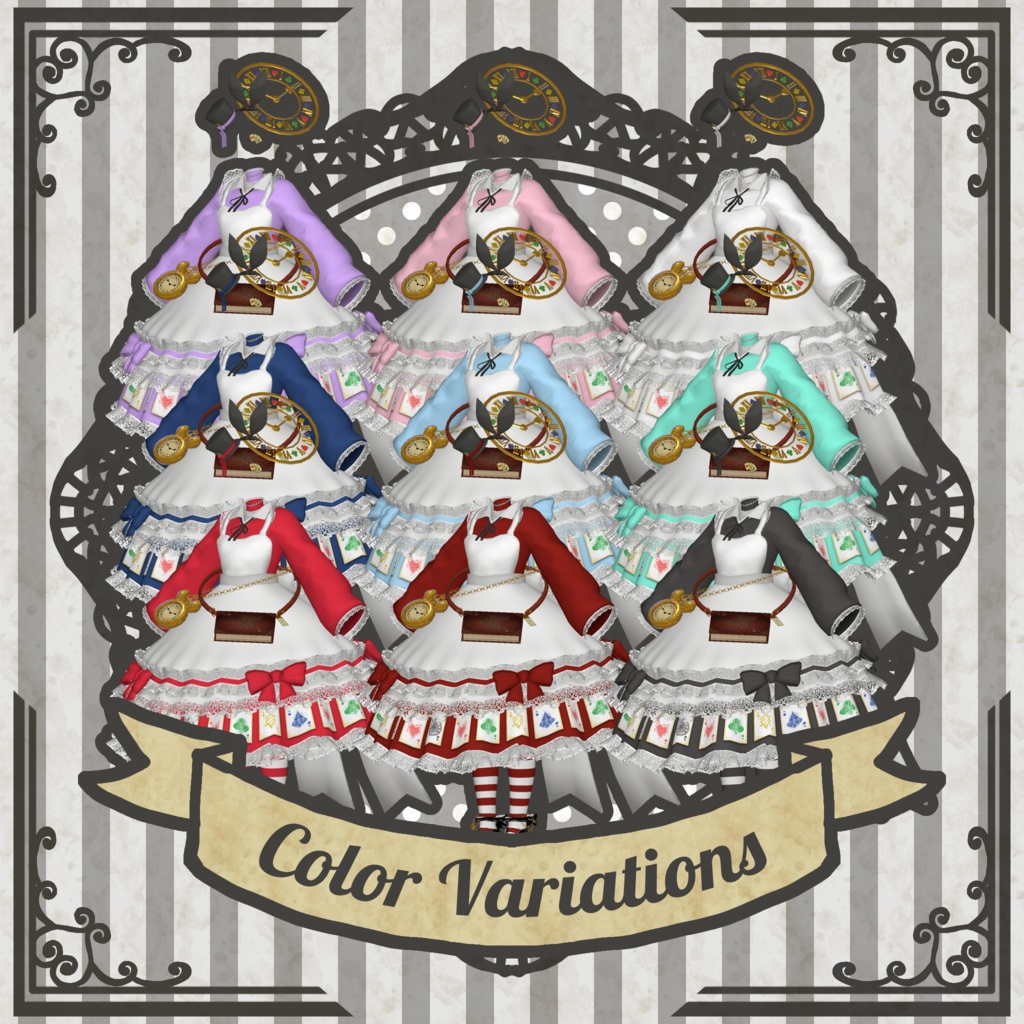 【22アバター対応コーデ】アリス・シンドローム