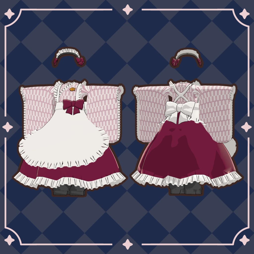 【キプフェル対応コーデ】大正ろまんかふぇめいど