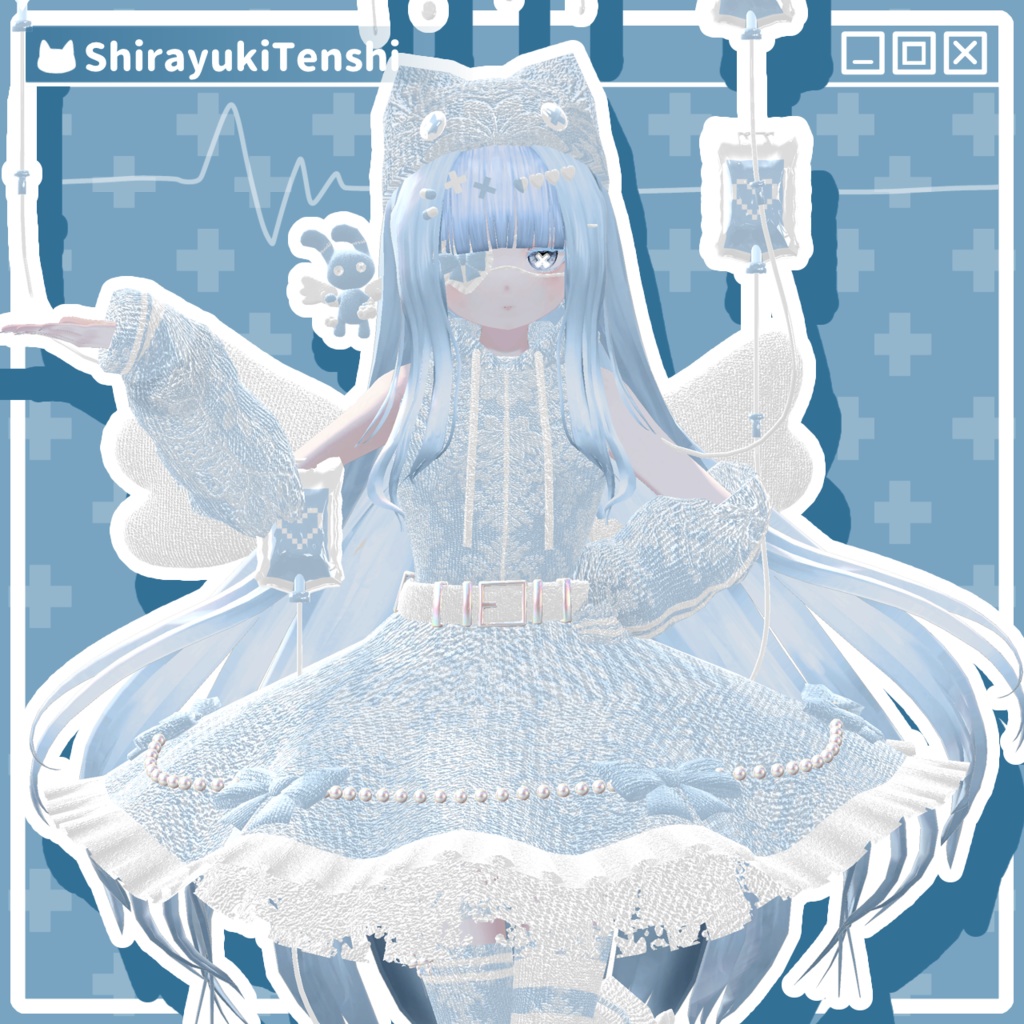 【22アバター対応コーデ】魔法少女エンジェルエリア