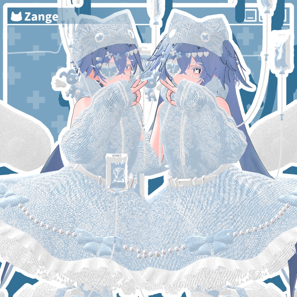 【22アバター対応コーデ】魔法少女エンジェルエリア