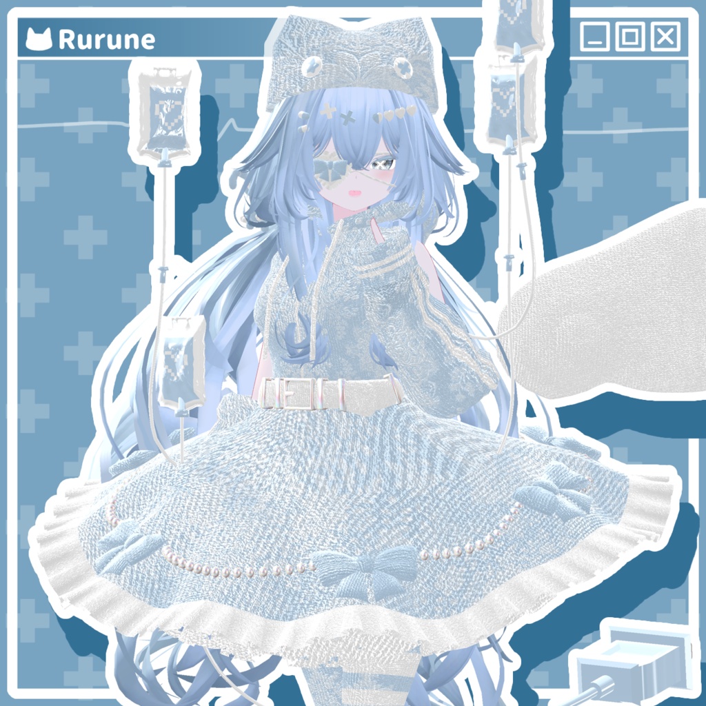 【22アバター対応コーデ】魔法少女エンジェルエリア