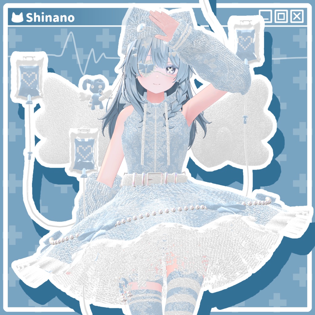 【22アバター対応コーデ】魔法少女エンジェルエリア