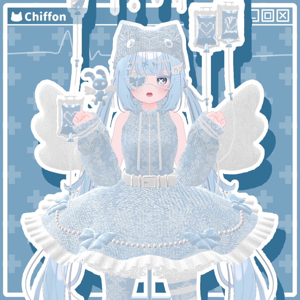 【22アバター対応コーデ】魔法少女エンジェルエリア