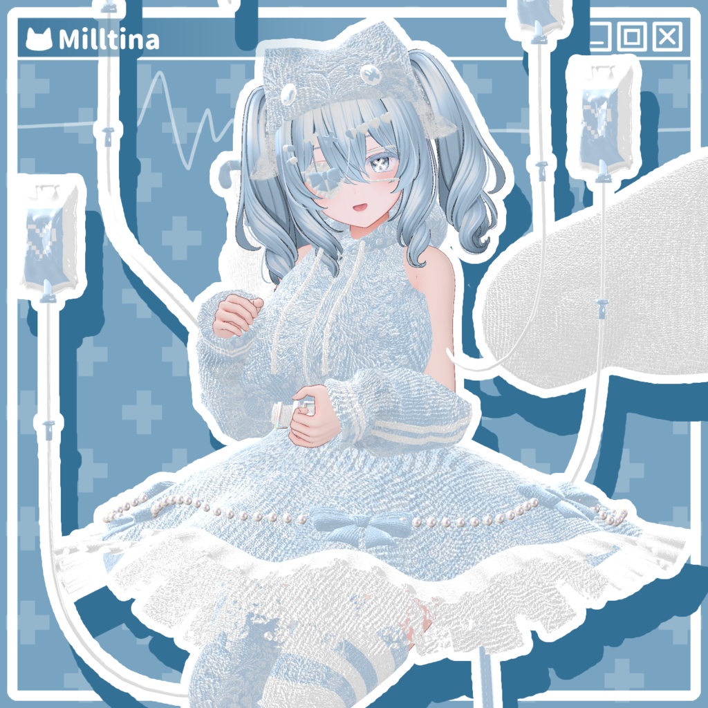 【22アバター対応コーデ】魔法少女エンジェルエリア