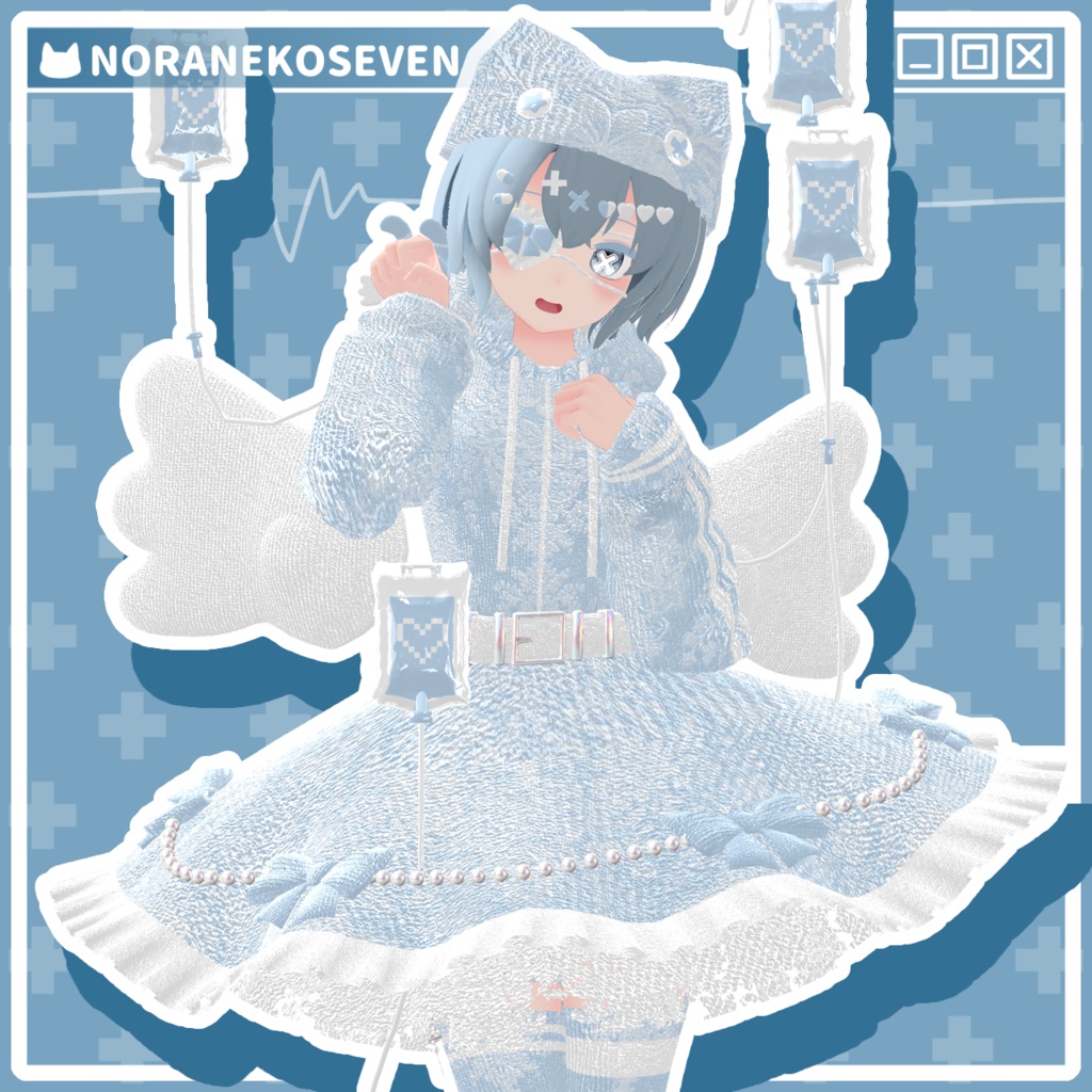 【22アバター対応コーデ】魔法少女エンジェルエリア