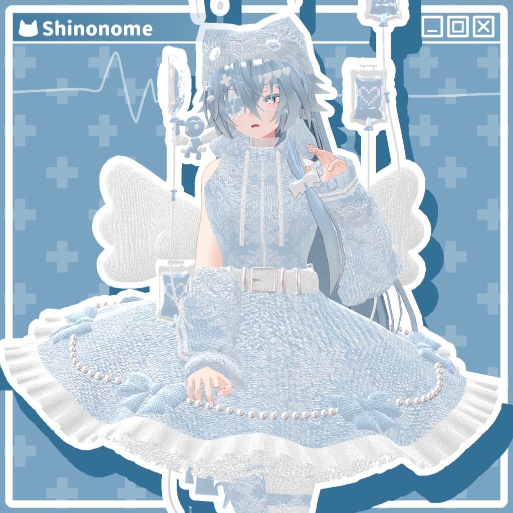 【22アバター対応コーデ】魔法少女エンジェルエリア