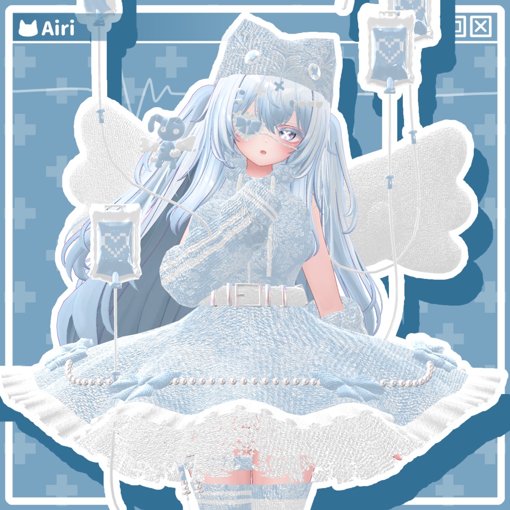 【22アバター対応コーデ】魔法少女エンジェルエリア