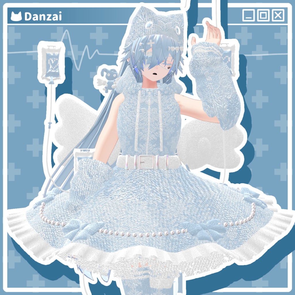 【22アバター対応コーデ】魔法少女エンジェルエリア