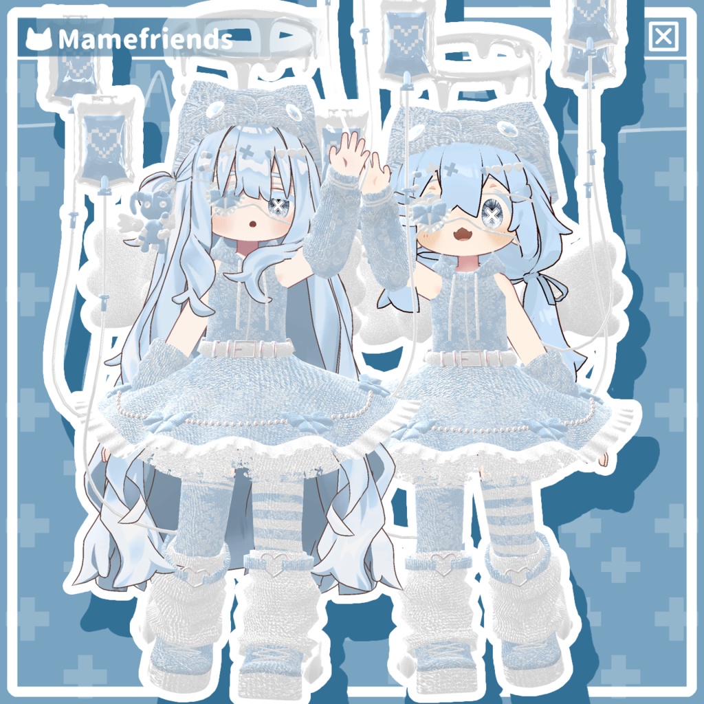 【22アバター対応コーデ】魔法少女エンジェルエリア