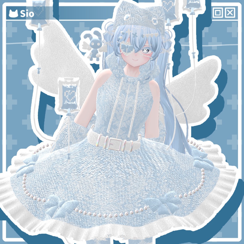 【22アバター対応コーデ】魔法少女エンジェルエリア