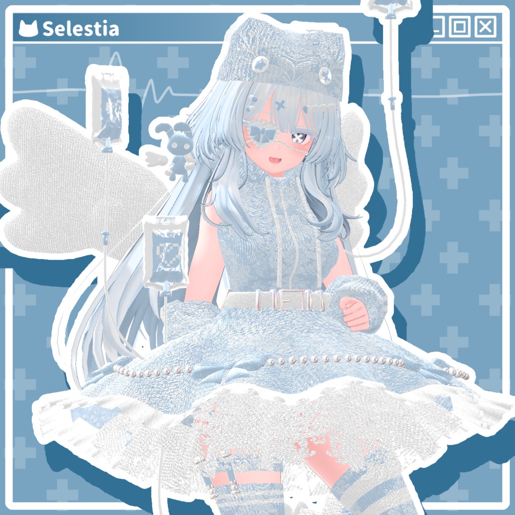 【22アバター対応コーデ】魔法少女エンジェルエリア