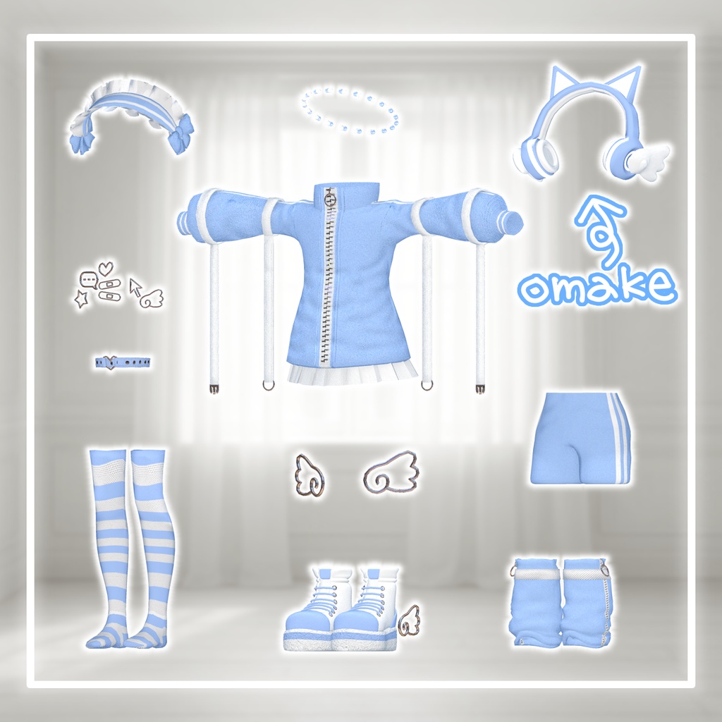 【10アバター対応コーデ】Re:天使界隈コーデ