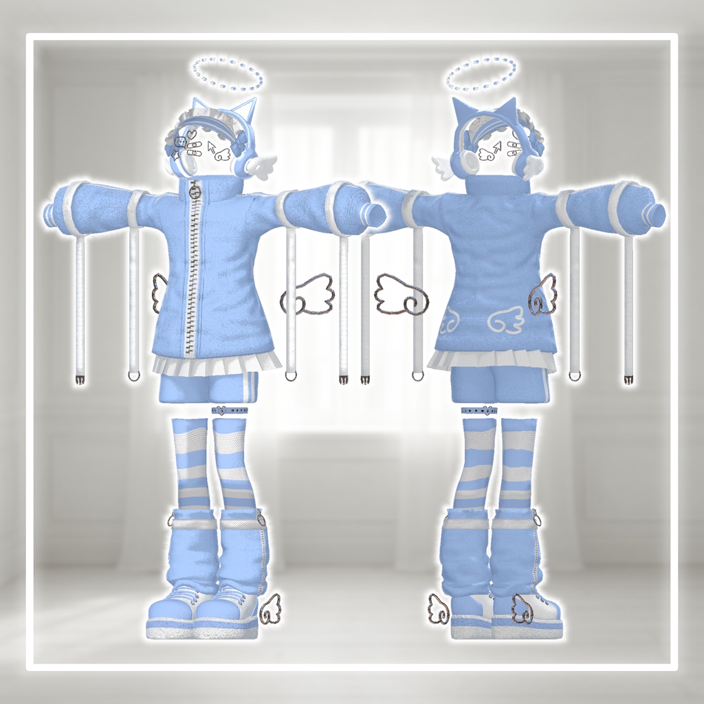 【10アバター対応コーデ】Re:天使界隈コーデ